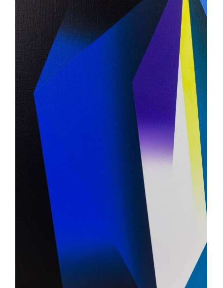 Arthur Dorval, Painting " Geometric Outbreak, 2020, LS47831251 - Paintings abstract paintings-Bozaart