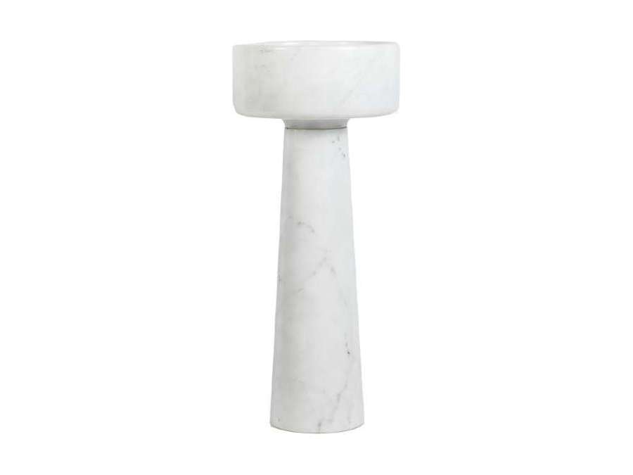 Angelo Mangiarotti For Skipper, Marble Planter, 1970s, LS54121404D - planters, planters