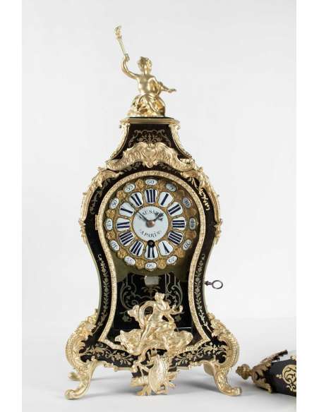 A Louis XV period (1724 - 1774) bracket clock. 18th century.-Bozaart