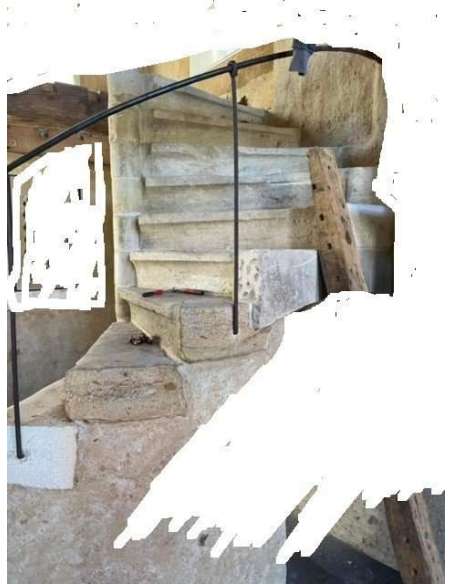 16th century stone staircase-Bozaart