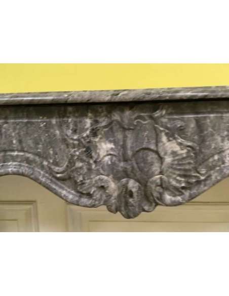 18th century marble Provencal Regency fireplace-Bozaart