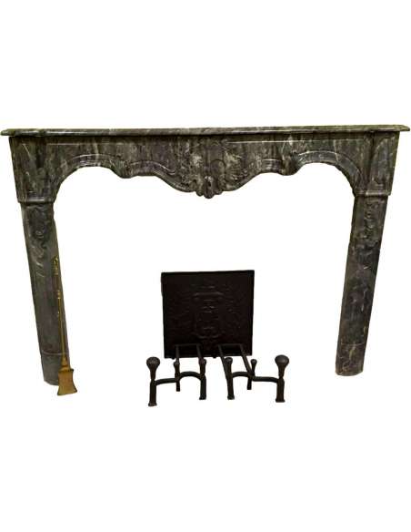 18th century marble Provencal Regency fireplace-Bozaart