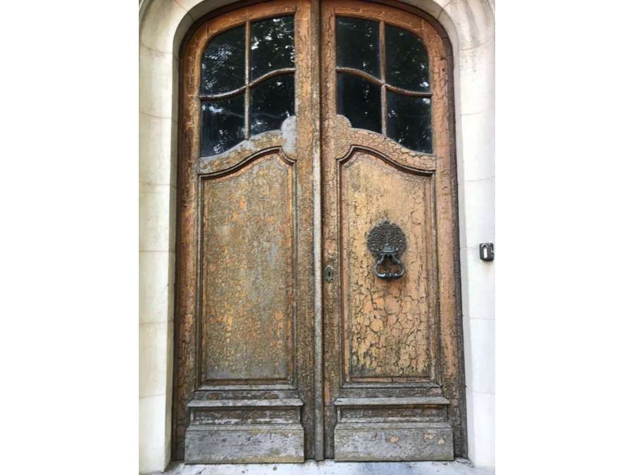 19th century oak Louis 15 entrance door
