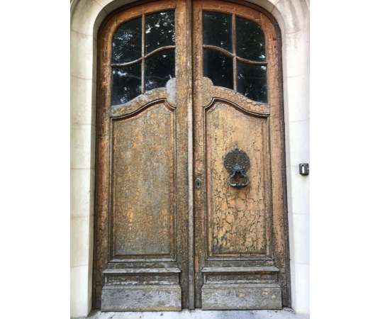 19th century oak Louis 15 entrance door