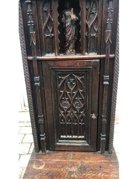 Wooden pray to god of the 17th century-Bozaart