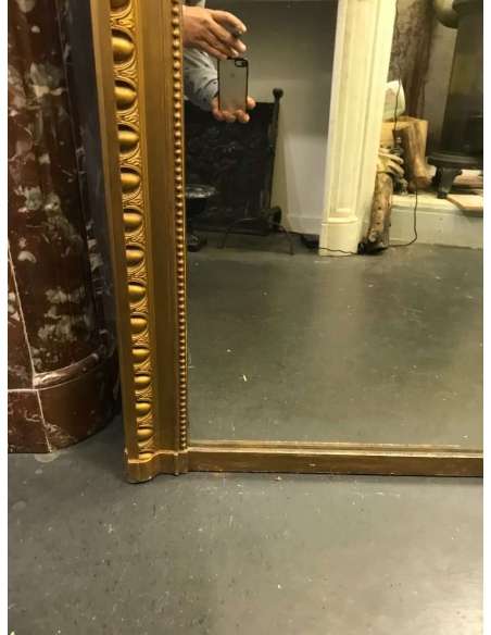 Miroir Napoléon III en bois du 19ème siècle-Bozaart