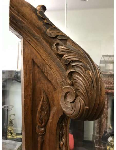 Carved oak staircase from the 19th century-Bozaart