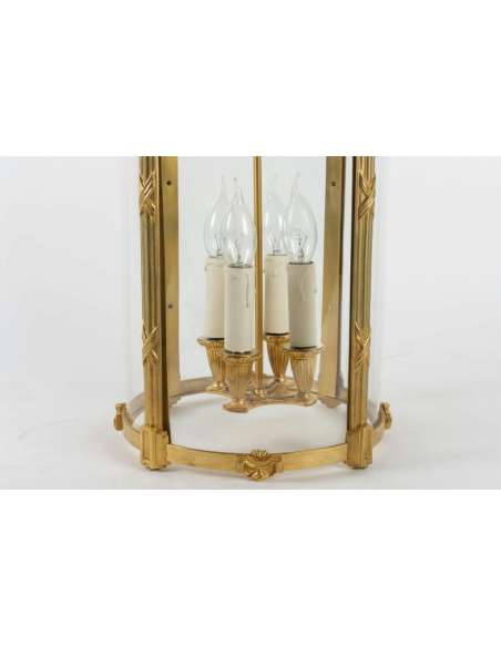 Paire de lanternes de style Louis XVI. XIXème siècle.-Bozaart