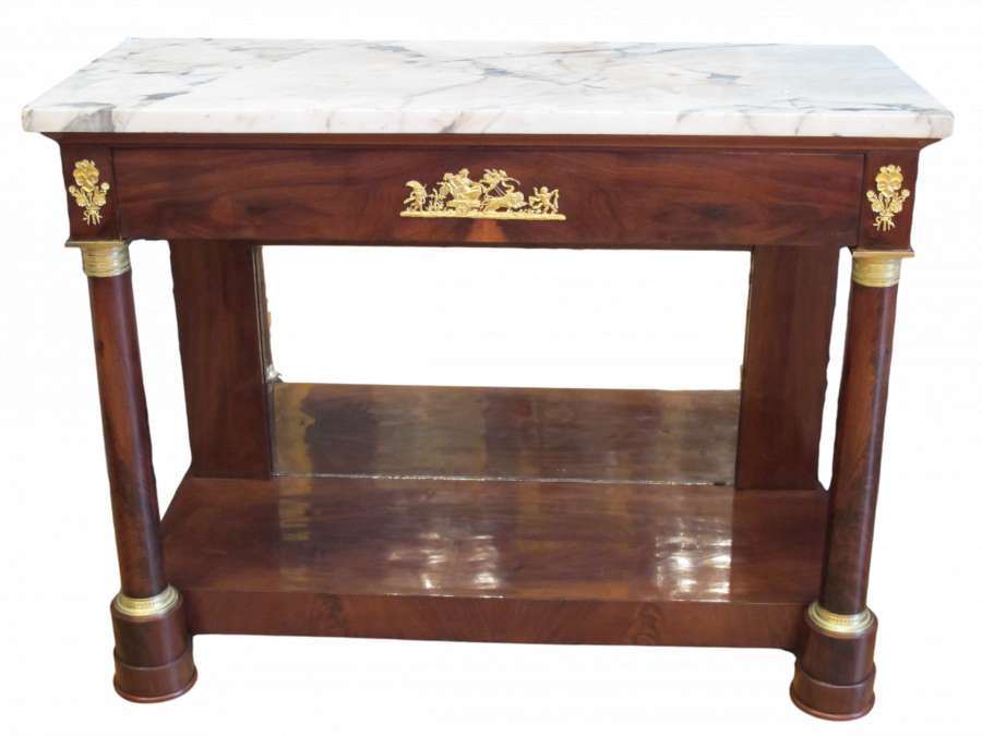 A 1st Empire period (1804 / 1815) console table-19th century