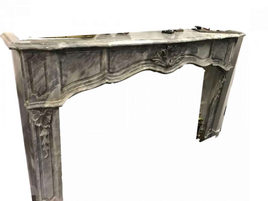 Louis 15 marble fireplace from the 18th century