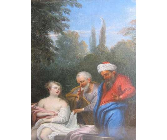 Susanna and the Elders. 18th century.