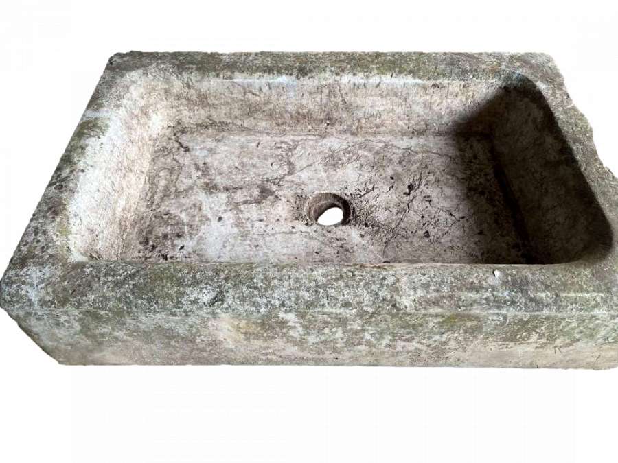 Large antique stone sink from the 19th century