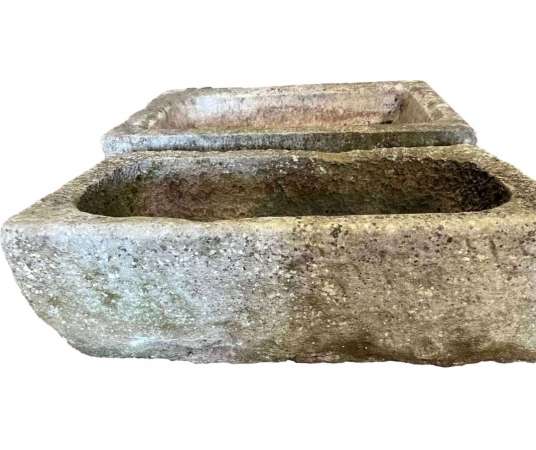 Ancient stone trough from the 18th century