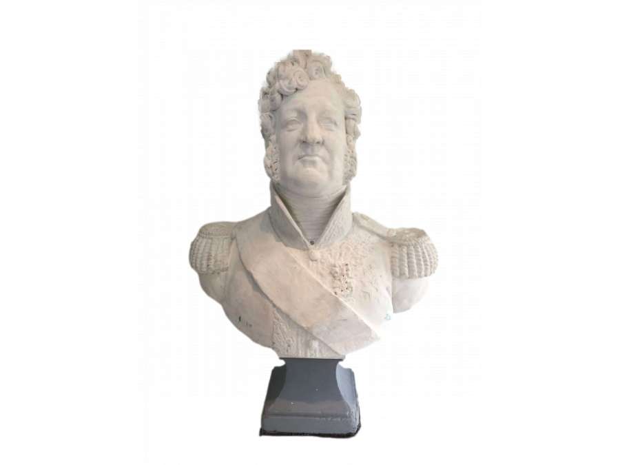 19th Century Bust in Plaster