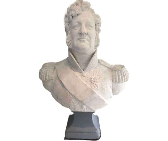 19th Century Bust in Plaster