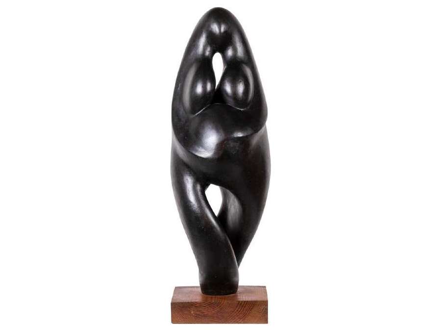 Dragoljub Milosevic, Sculpture "Maternity", 1970s, LS5274831C - sculptures other materials