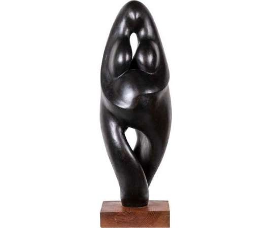 Dragoljub Milosevic, Sculpture « Maternité », Années 1970, LS5274831C - sculptures autres matériaux