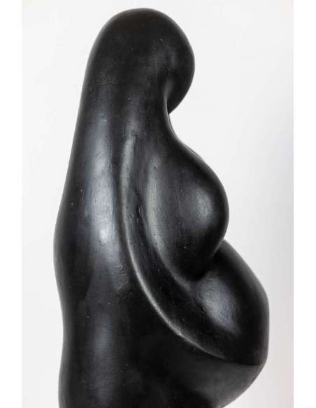 Dragoljub Milosevic, Sculpture « Maternité », Années 1970, LS5274831C - sculptures autres matériaux-Bozaart