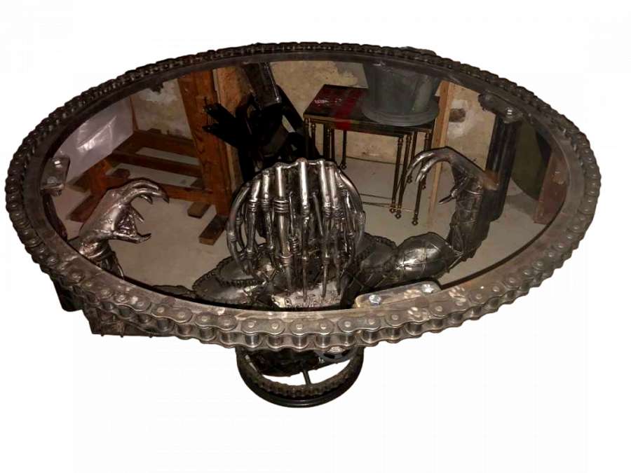 20th century modern art metal table