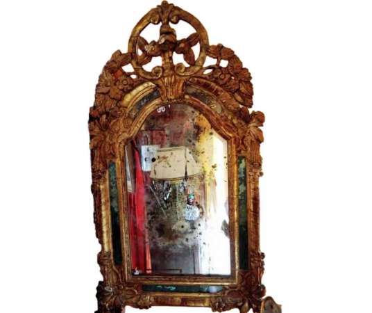 Ice Cream With Golden Wooden Glazing Beads. Regency period - mirrors