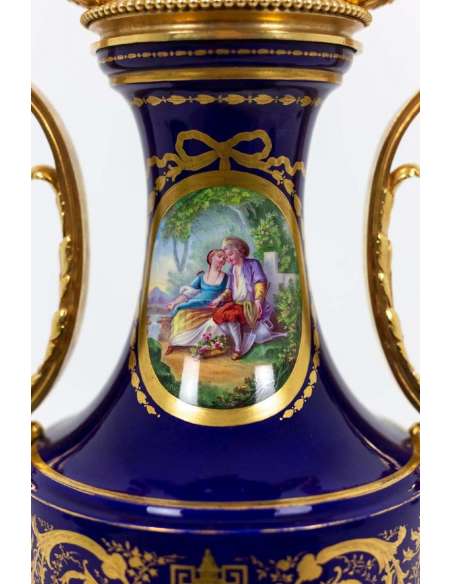 Sevres Porcelain Lamp, Circa 1880 - Ls4375706 - lamps-Bozaart