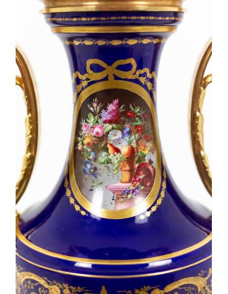 Sevres Porcelain Lamp, Circa 1880 - Ls4375706 - lamps-Bozaart