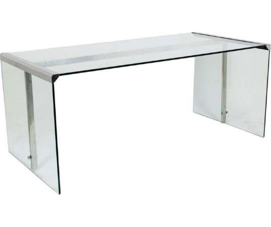 Gallotti&radice, Glass Desk, 1970s, LS5293483A - Desks