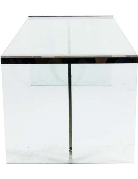 Gallotti&radice, Glass Desk, 1970s, LS5293483A - Desks-Bozaart