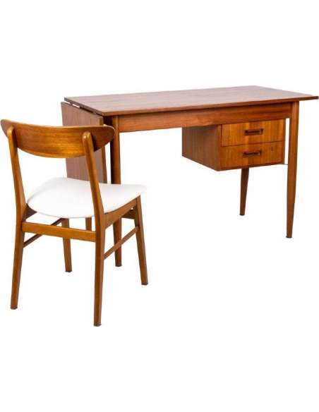 Gunnar Nielsen Tibergaard, Teak Desk, 1960s, LS5110801B - Desks-Bozaart