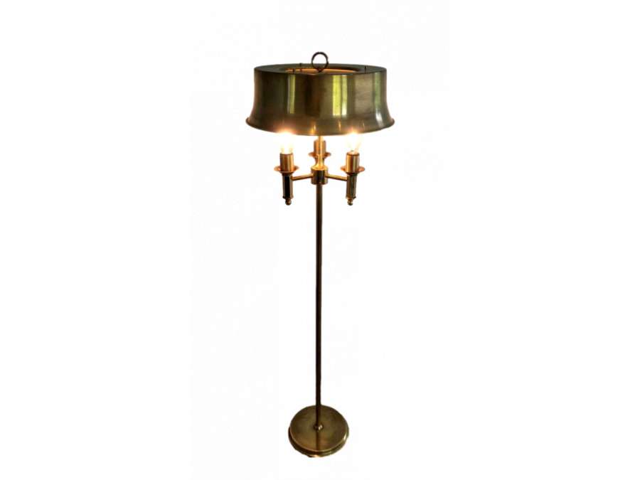 Brass floor lamp from 20th century 1960's