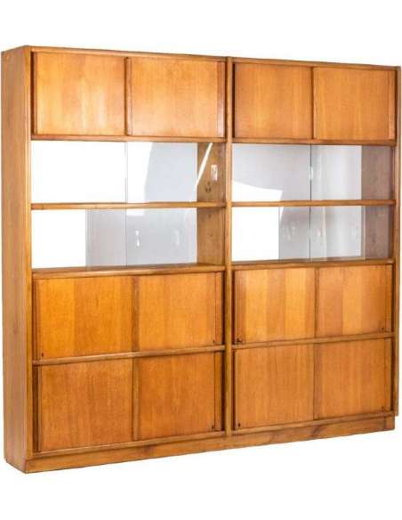 Oak bookcase, 1960s, LS4725951 - bookcases-Bozaart