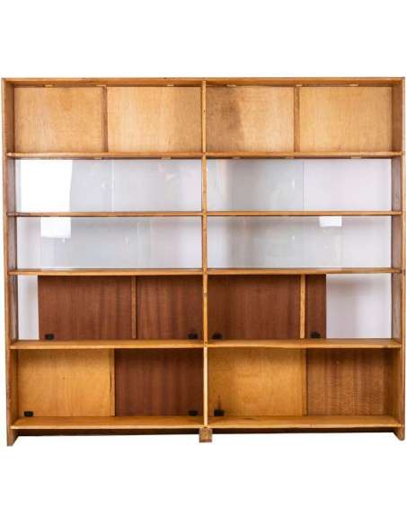 Oak bookcase, 1960s, LS4725951 - bookcases-Bozaart
