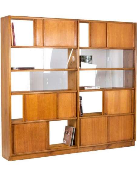 Oak bookcase, 1960s, LS4725951 - bookcases-Bozaart