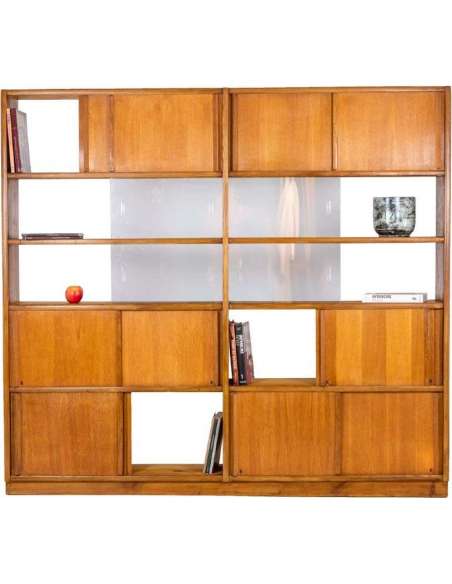 Oak bookcase, 1960s, LS4725951 - bookcases-Bozaart