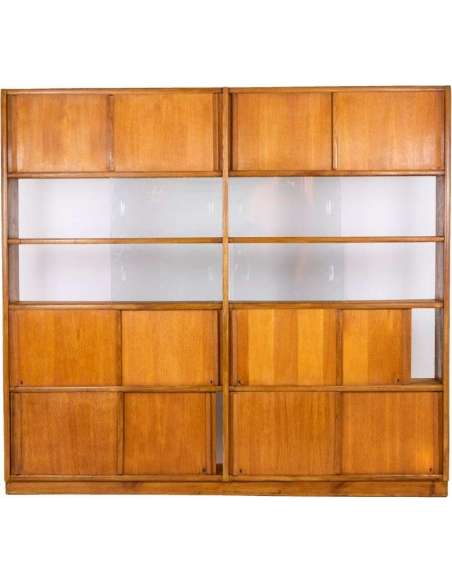 Oak bookcase, 1960s, LS4725951 - bookcases-Bozaart