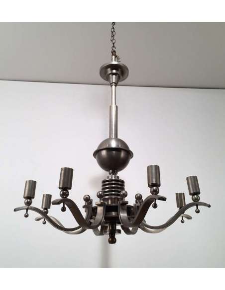 Bronze chandelier. Year 30-Bozaart