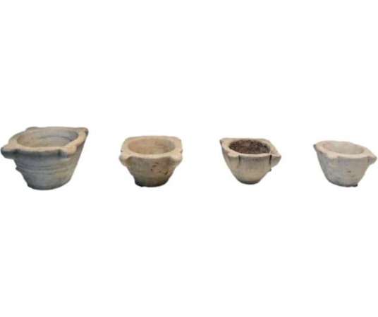 18th Century Marble Mortar Set