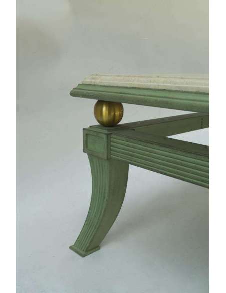 Paire De Tables Basses De Style étrusque En Bronze Patiné, Circa 1970 - LS33001601 - Tables Basses-Bozaart