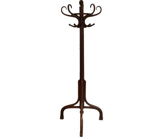 Half-moon parrot coat hanger+ wooden circa 1900