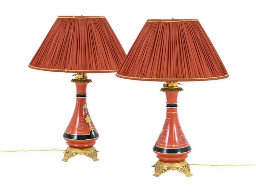 Porcelain Lamps, Year 1880