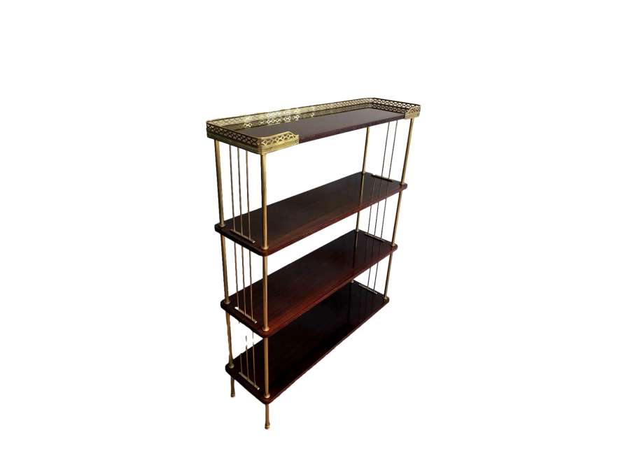 House Jansen Mahogany shelf in neoclassical style of the 20th century