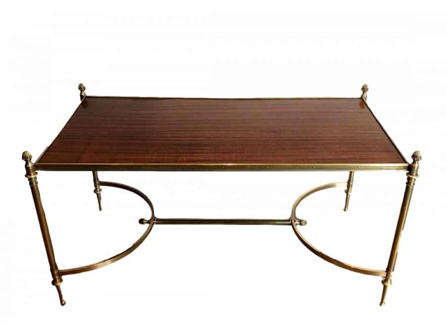 Brass Coffee Table neoclassical style 20th Century