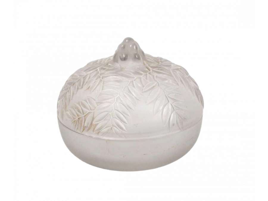 René Lalique : Vallauris Round box - vases and glass objects