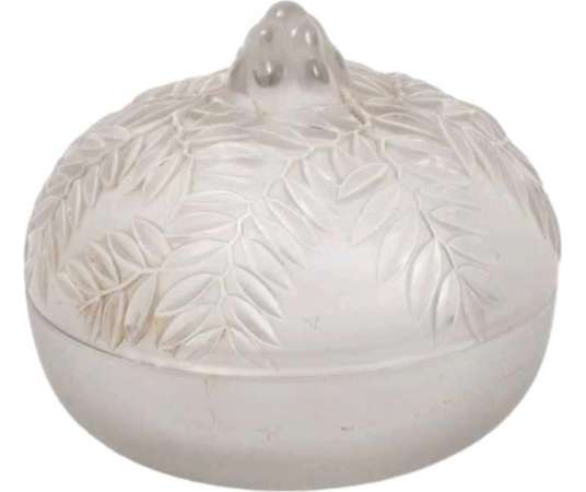 René Lalique : Vallauris Round box - vases and glass objects