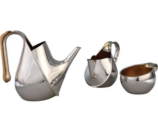 Oscar Tusquets for Alessi: Tea service+ circa 1983