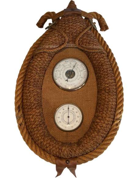 Barometer in rope of Audoux Minet of the 20th century-Bozaart