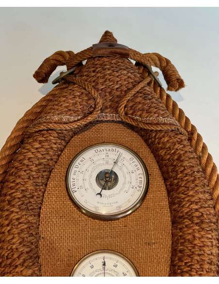 Barometer in rope of Audoux Minet of the 20th century-Bozaart