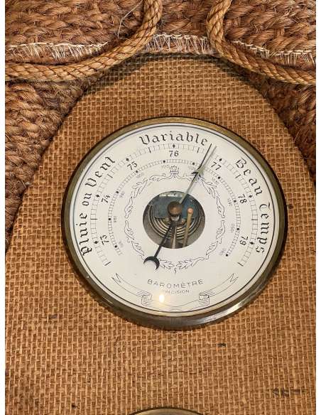 Barometer in rope of Audoux Minet of the 20th century-Bozaart