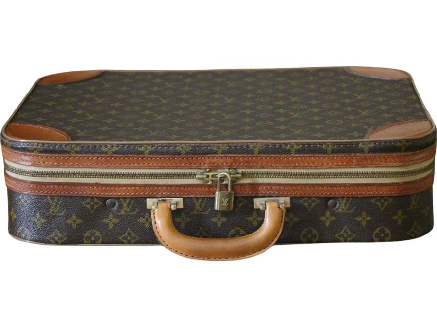 Louis Vuitton semi-rigid cabin suitcase from the 20th century - Bozaart