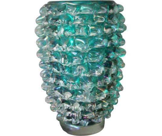 Vintage glass vase Cenedese Murano from the 20th century
